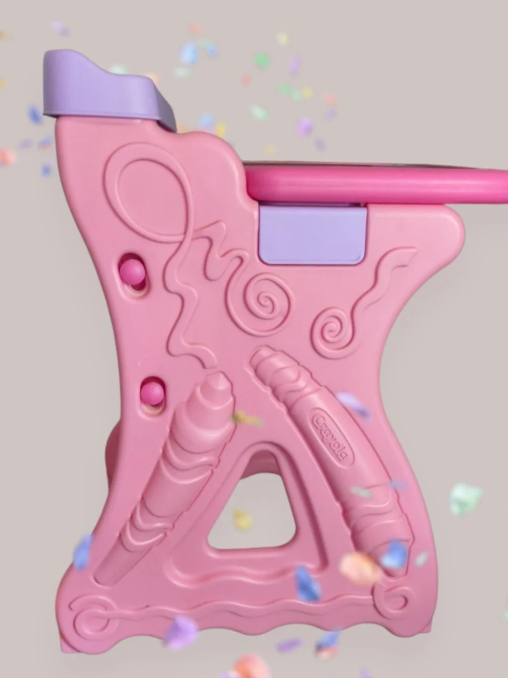 Crayola 2-in-1 Play 'N Fold Art Studio Easel & Desk - Pink